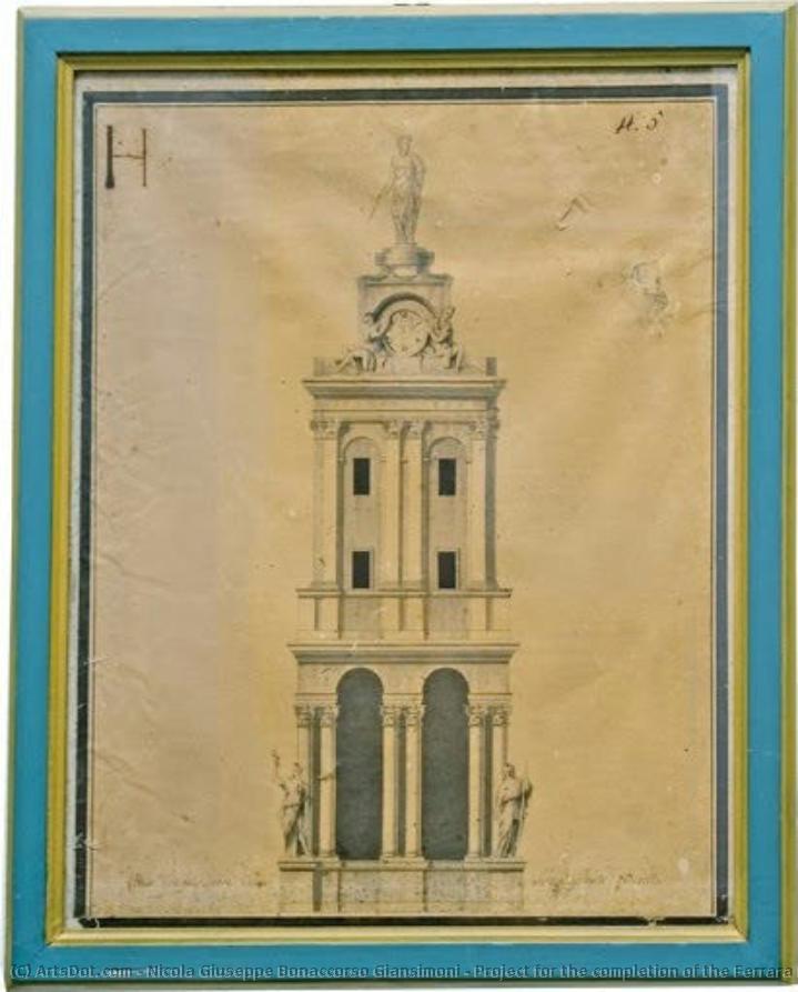 Project For The Completion Of The Ferrara Bell Tower. Project — Nicola Giuseppe Bonaccorso Giansimoni