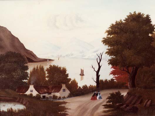 Hudson Highlands In Early Autumn, (painting) — Joseph H Hidley