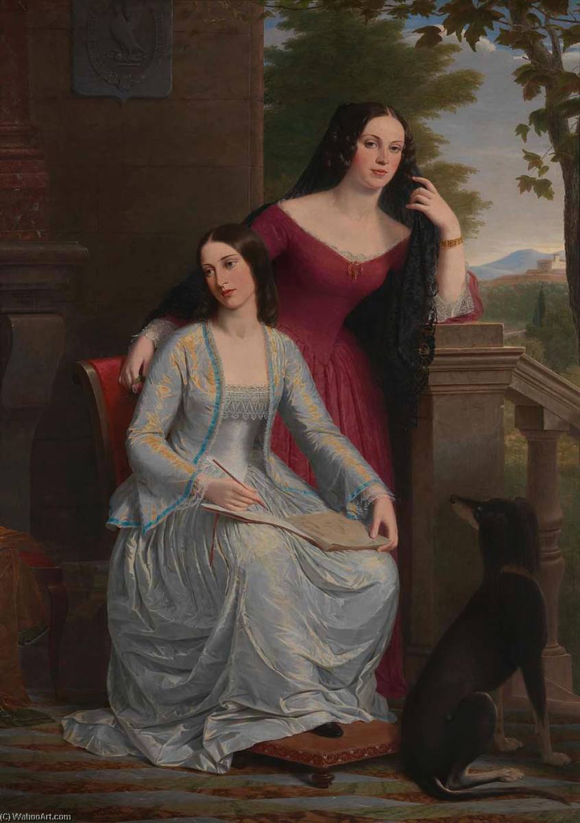 Two Women In An Italian Landscape — Majner Kilborn Kelog