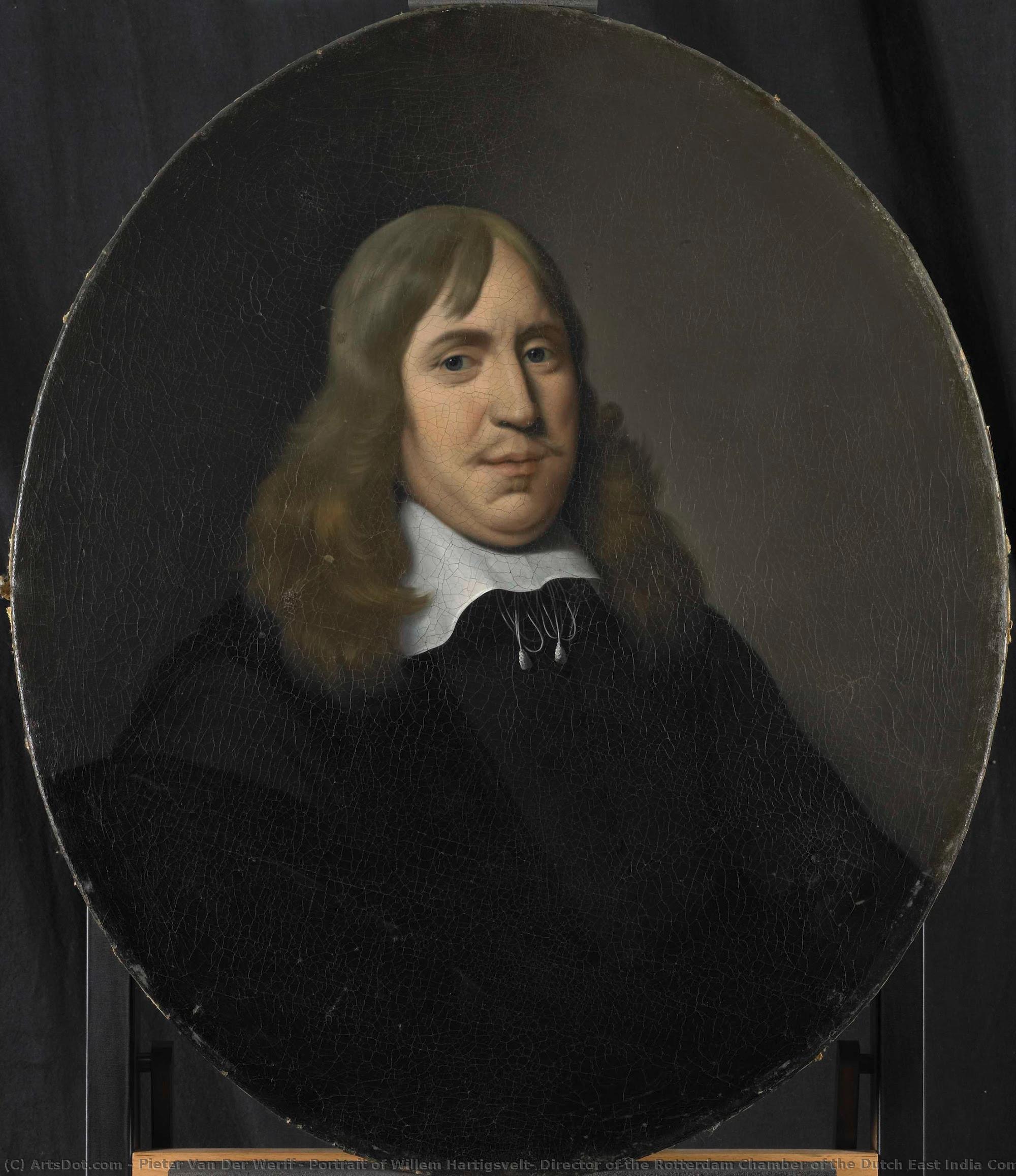 Portrait Of Willem Hartigsvelt, Director Of The Rotterdam Chamber Of The Dutch East India Company, Elected 1657, Pieter Van Der Werff, 1695 - 1722 — Pieter Van Der Werff