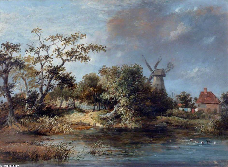 Ponds And A Windmill, Hastings — ジェームズ・スターク