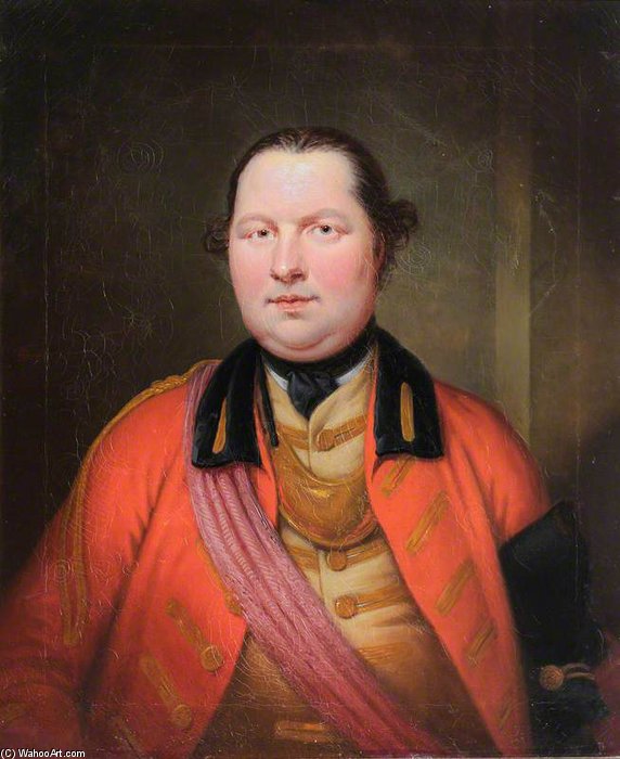 Portrait Of An Unknown Officer — Tilly Kettle