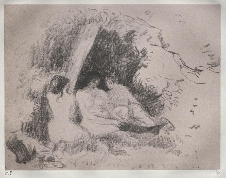 Nude Women — Camille Pissarro