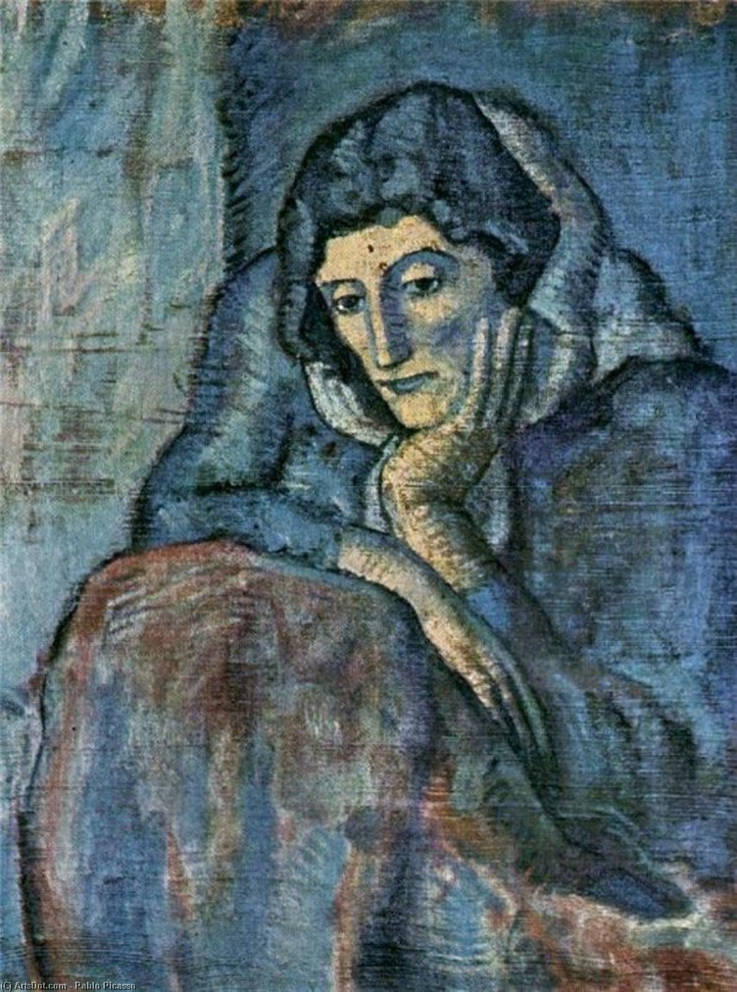 Frau Im Blau — Pablo Picasso