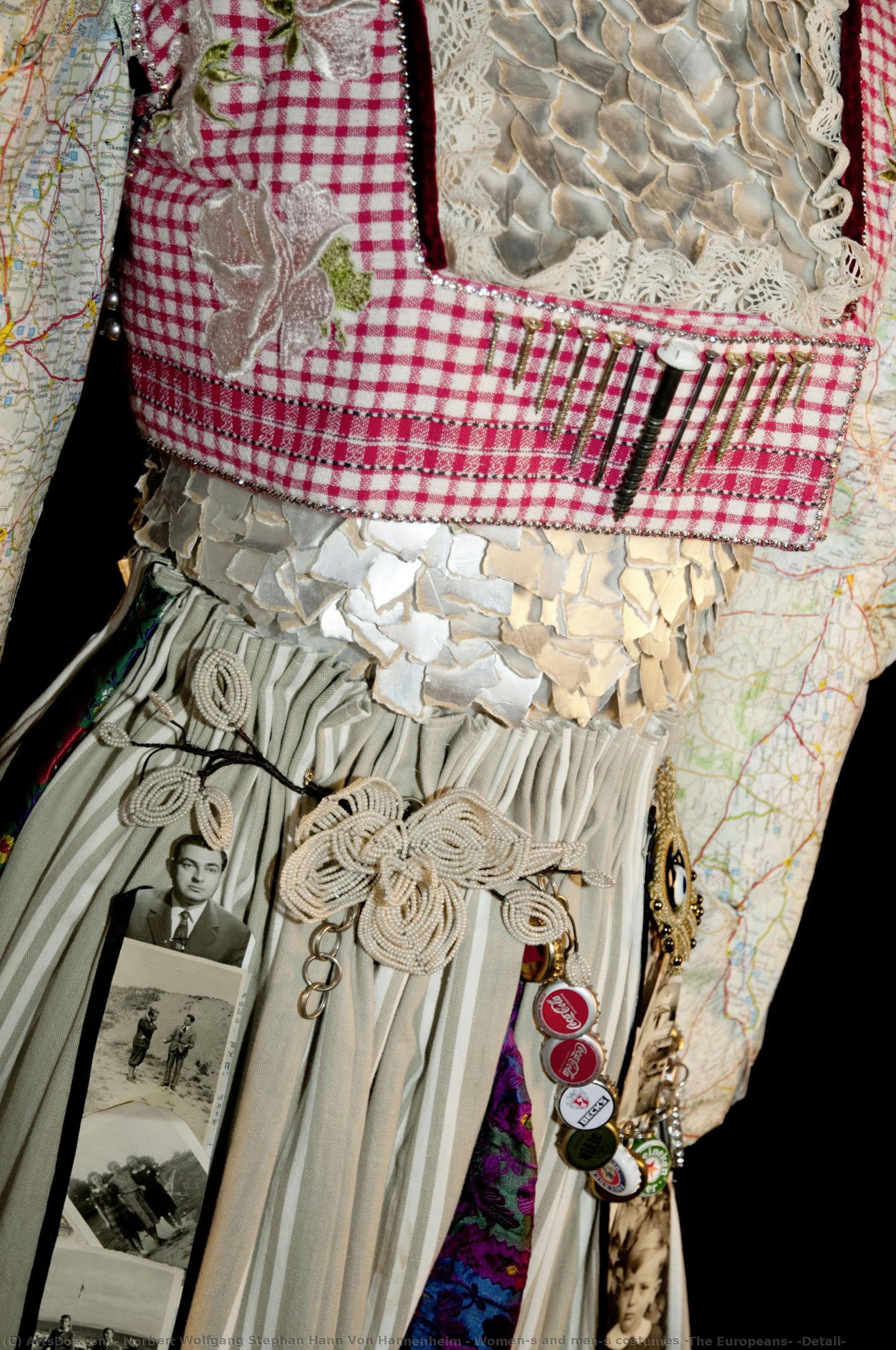 Women’s And Men’s Costumes “the Europeans” (detail) — Norbert Wolfgang Stephan Hann Von Hannenheim