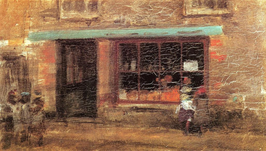 Azul Y Naranja. La Tienda Dulce — James Abbott Mcneill Whistler
