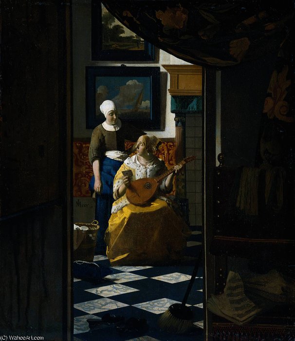 Carta De Amor — Johannes Vermeer