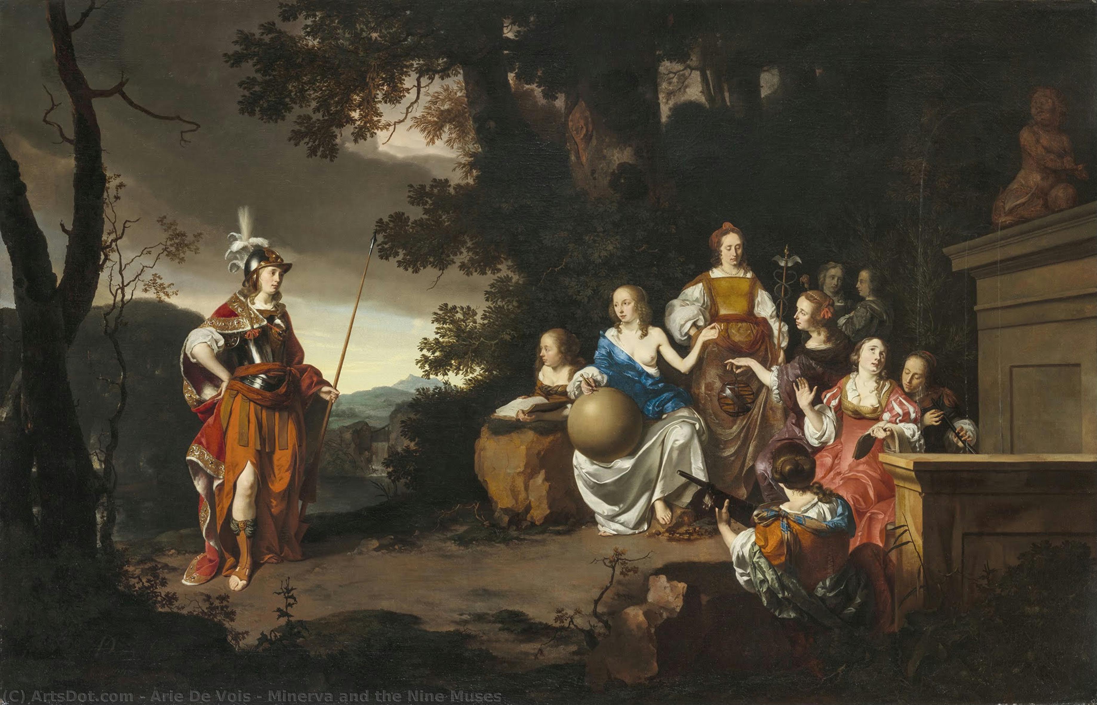 Minerva And The Nine Muses — Arie De Vois