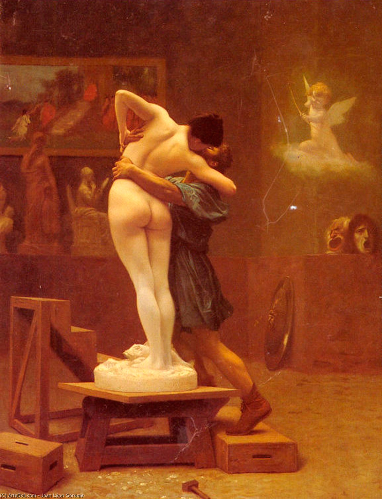 Pygmalión Y Galatea — Jean-léon Gérôme