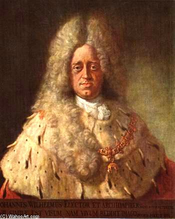 Portrait Of Johann Wilhelm, Elector Palatine — Johan Francois Douven