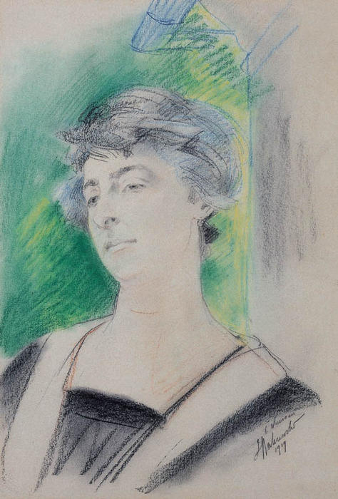 Portrait Of A Young Woman — Jacek Malczewski