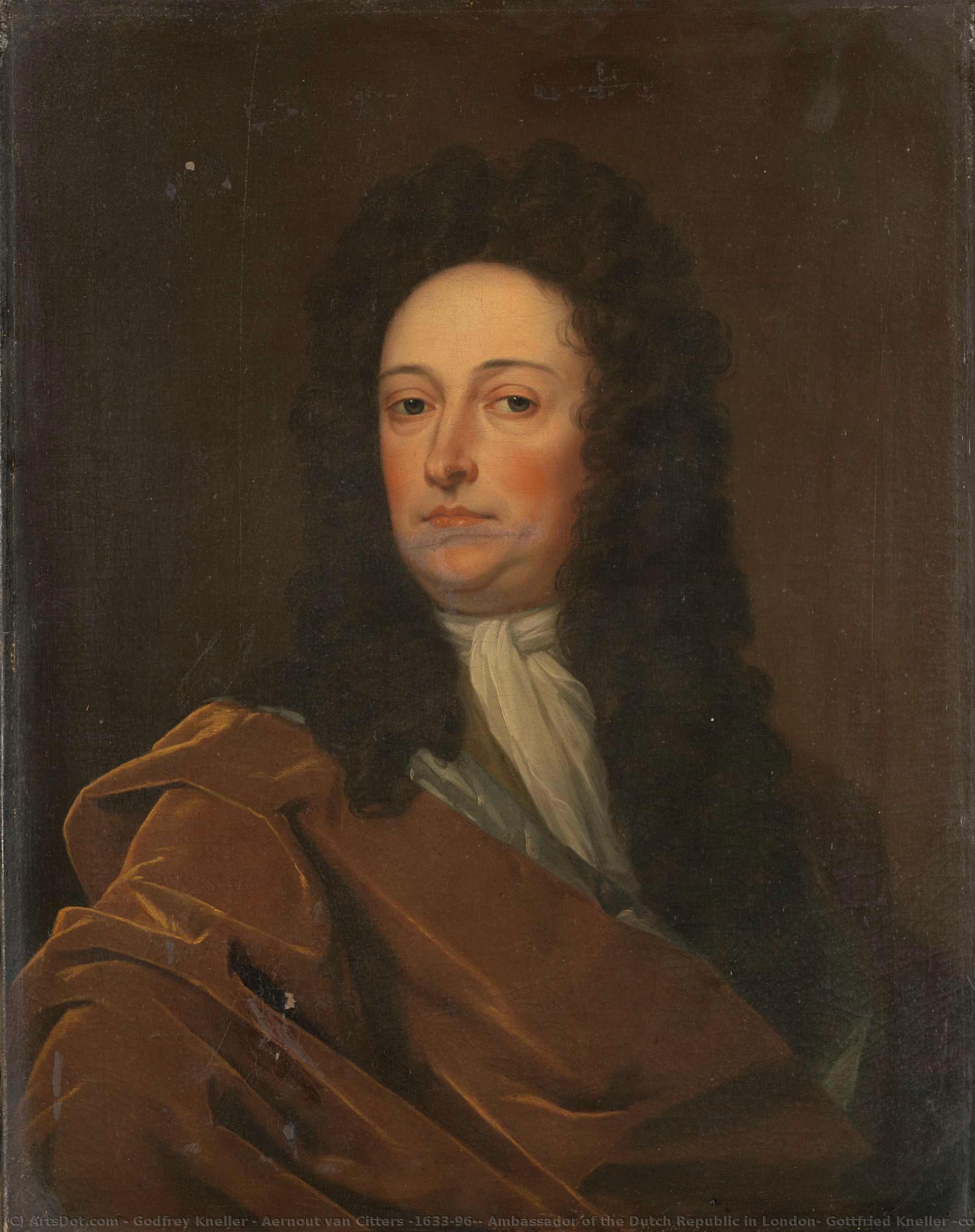 Aernout Van Citters (1633-96), Ambassador Of The Dutch Republic In London, Gottfried Kneller (copy After), 1700 - 1753 — Godfrey Kneller