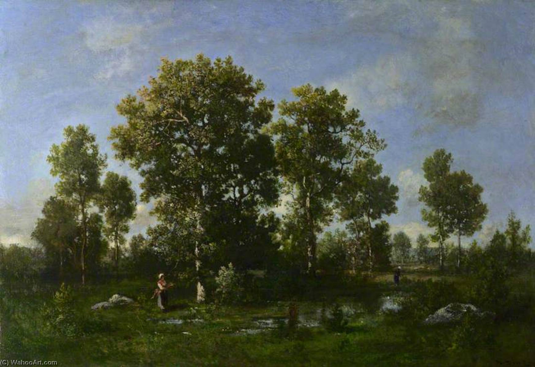 Sunny Days In The Forest — Narcisso Díaz De La Peña