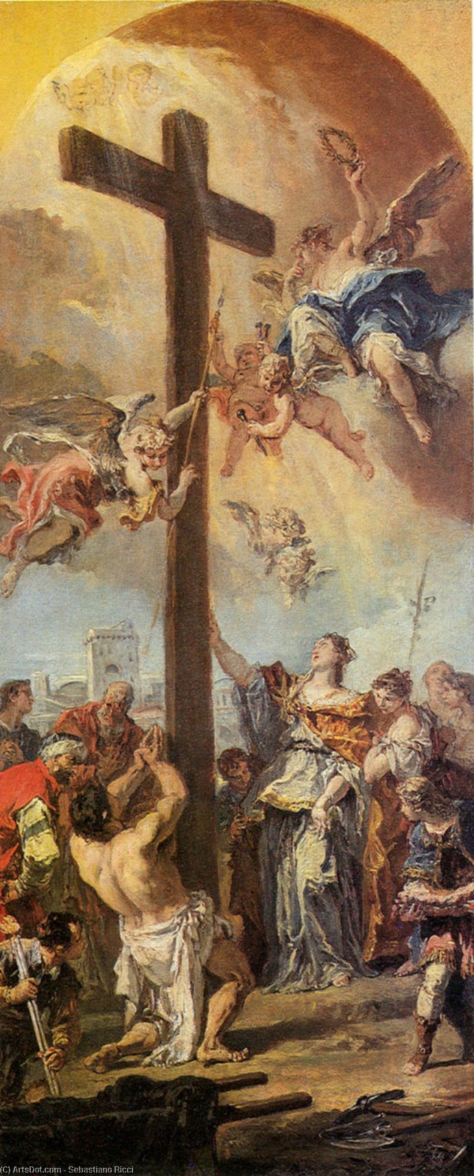La Exaltación De La Vera Cruz — Sebastiano Ricci