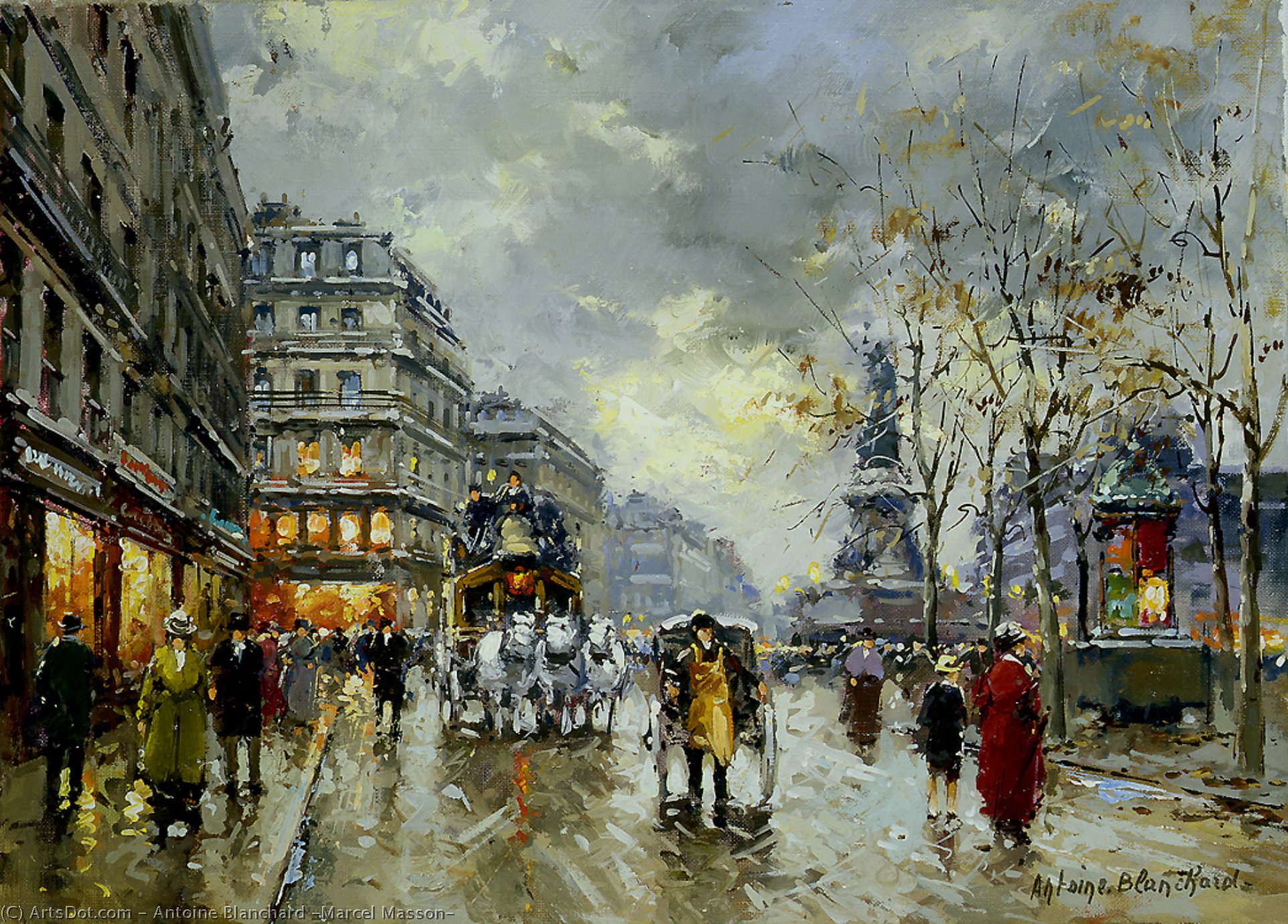 Place De La Republique — Antoine Blanchard (marcel Masson)