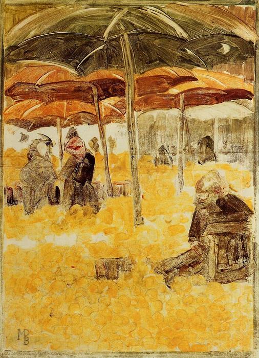 The Orange Market — Maurice Brazil Prendergast