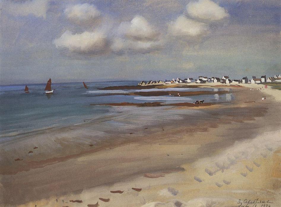 Brittany. Leskonil — Zinaida Serebriakova