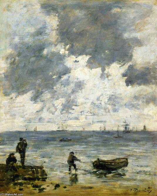 Le Havre, The Sea At Sunset — Eugène Louis Boudin