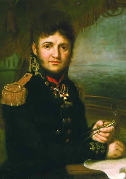 Portrait Of Yuriy Lisyansky — Vladimir Lukich Borovikovsky