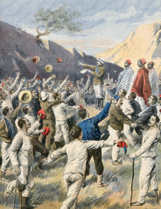 Freed Italian Prisoners In Abyssinia — Fortune Louis Meaulle