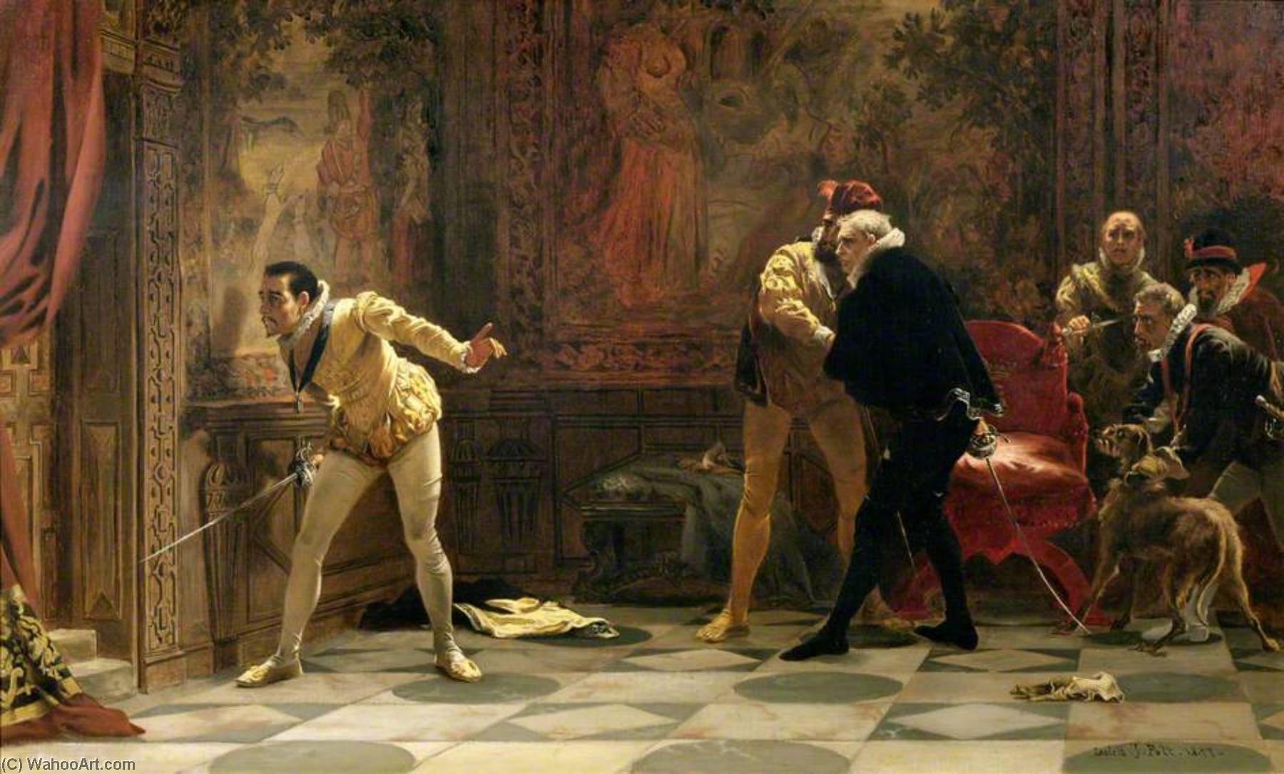 Waiting For The King's Favourite — Laslett John Pott