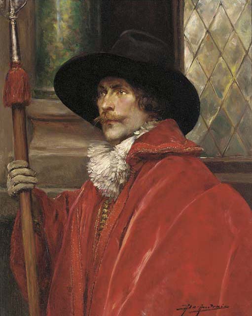 A Cavalier Holding A Halberd — Alex De Andreis
