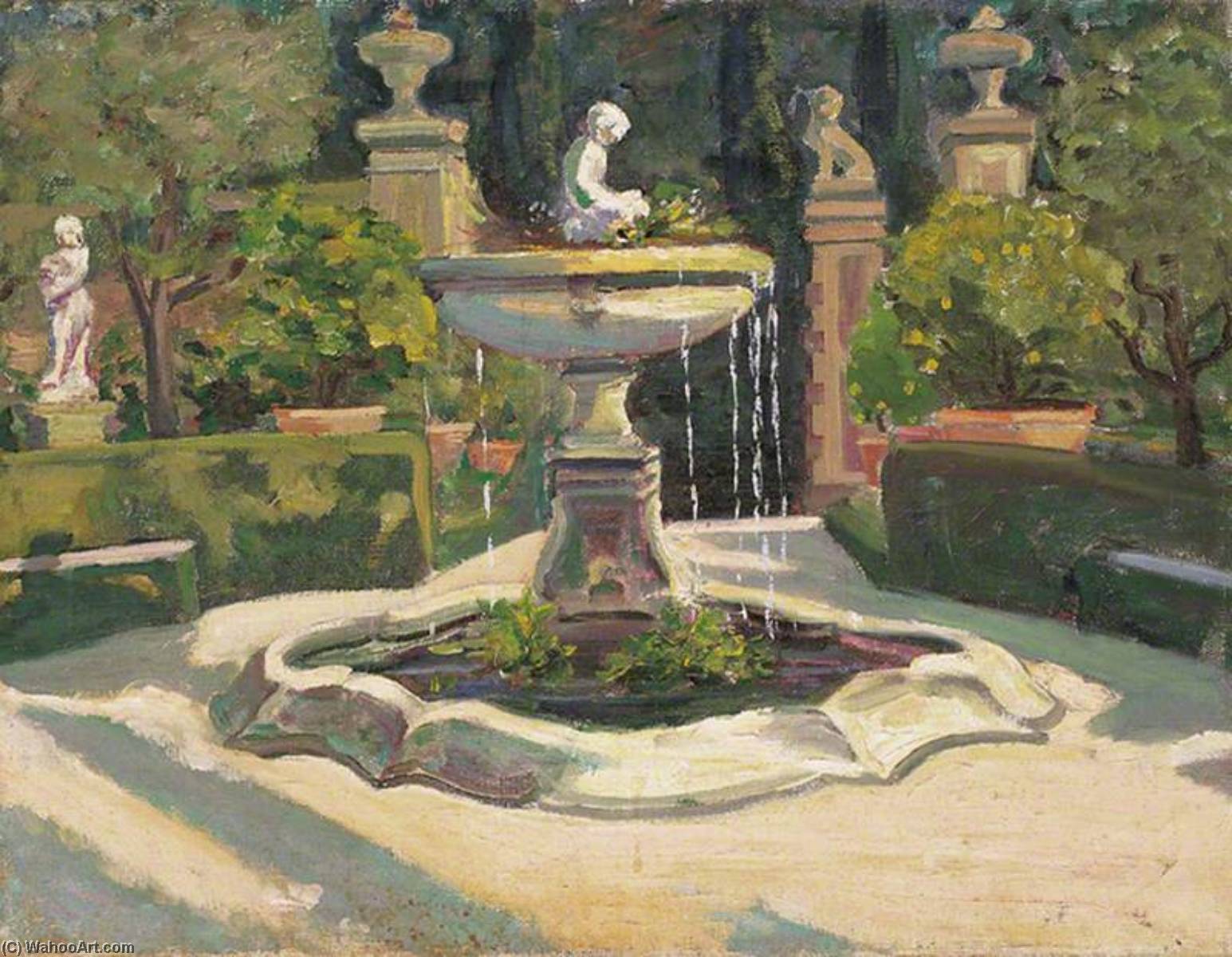 A Fountain In A Garden Near Florence — Winston Spencer Churchill