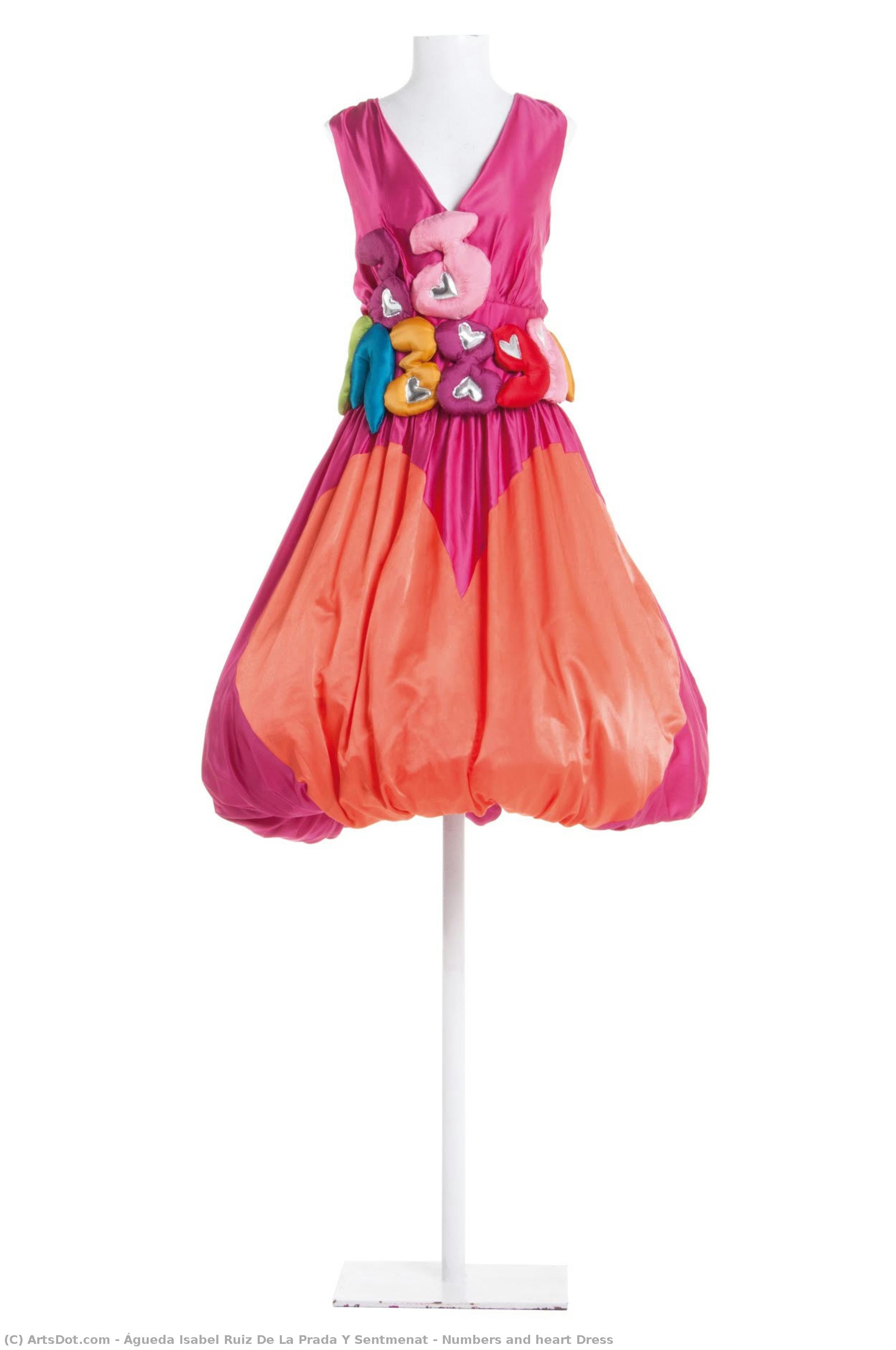 Numbers And Heart Dress — Águeda Isabel Ruiz De La Prada Y Sentmenat