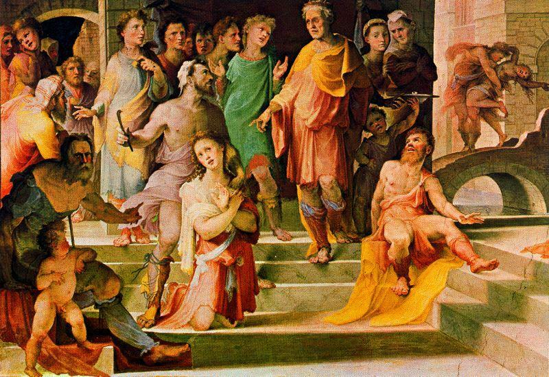 The Sacrifice Of Seleucus Of Locri 1 — Domenico Di Pace Beccafumi