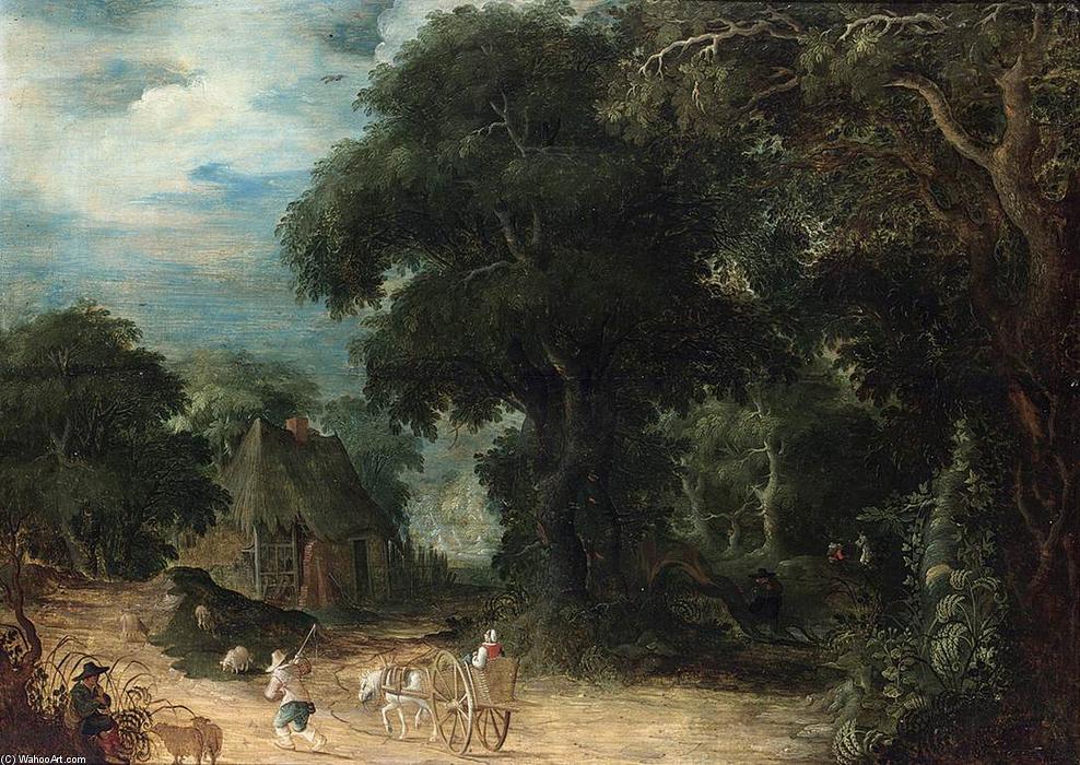 Wooded Landscape — Abraham Govaerts