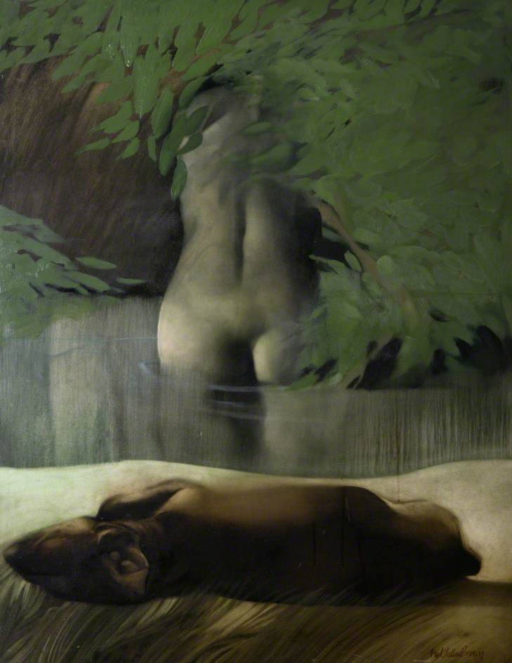 Bather And Sleeping Dog — Neil Dallas Brown