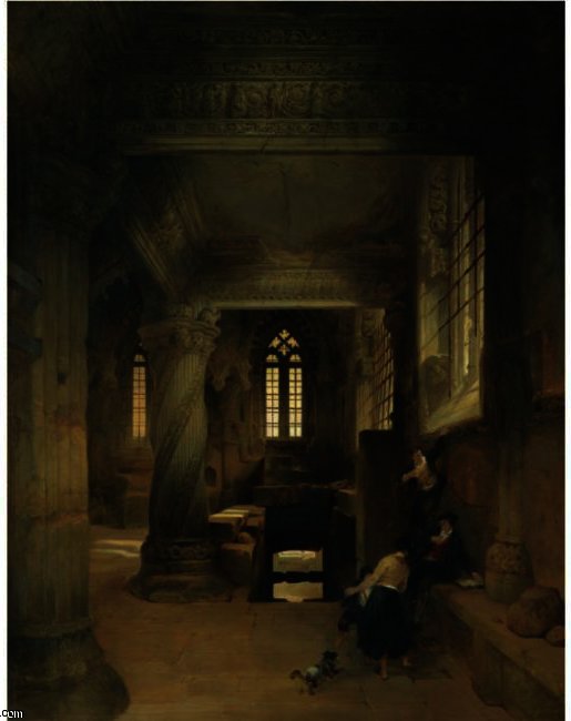 Interior Of Rosslyn Chapel — デイヴィッド・ロバーツ