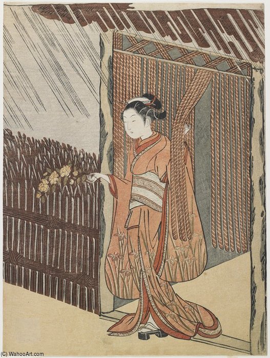 Mitate Of The Poet Ota Dokan — Suzuki Harunobu