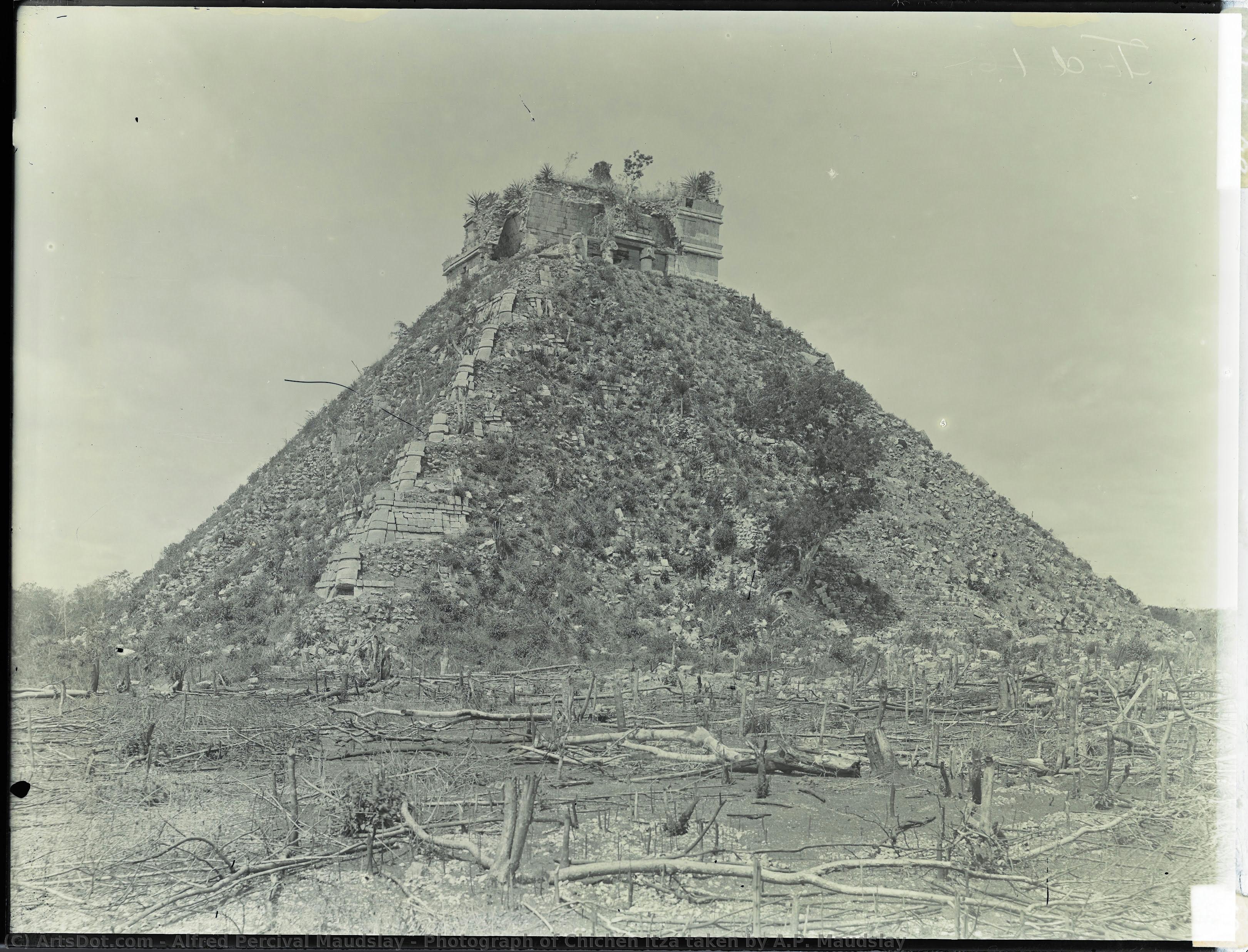 Photograph Of Chichén Itzá Taken By A.p. Maudslay — Alfred Percival Maudslay