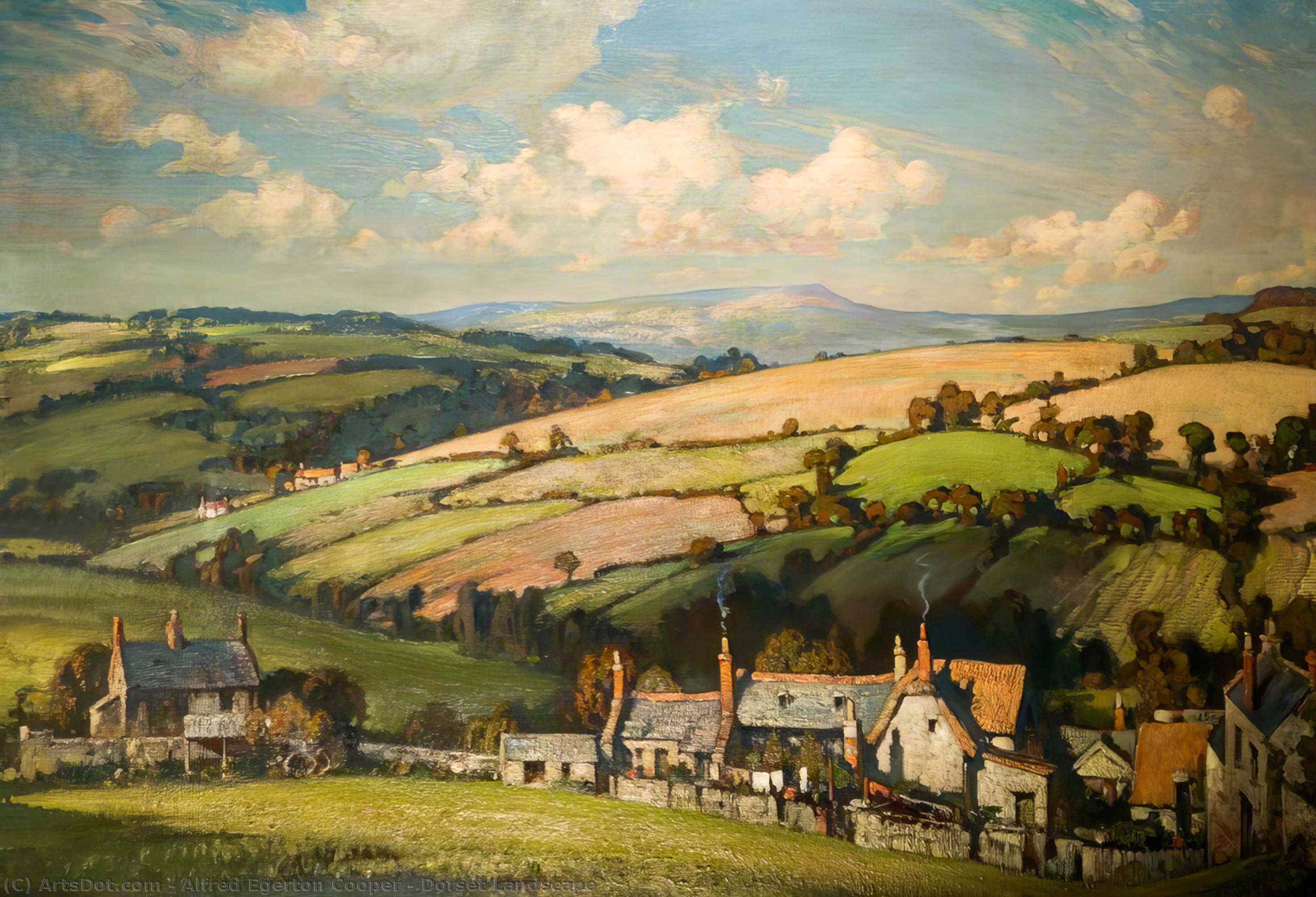 Dorset Landscape — Alfred Egerton Cooper