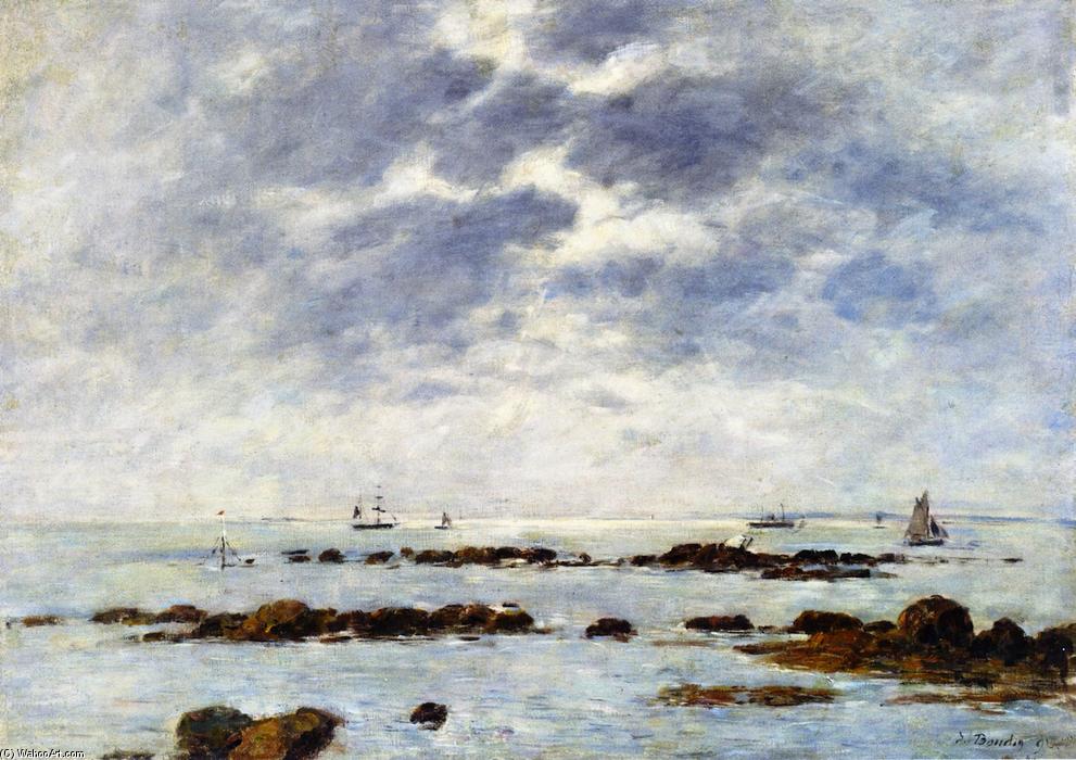Seascape At St. Vaast-la Hougue (manche) — Eugène Louis Boudin