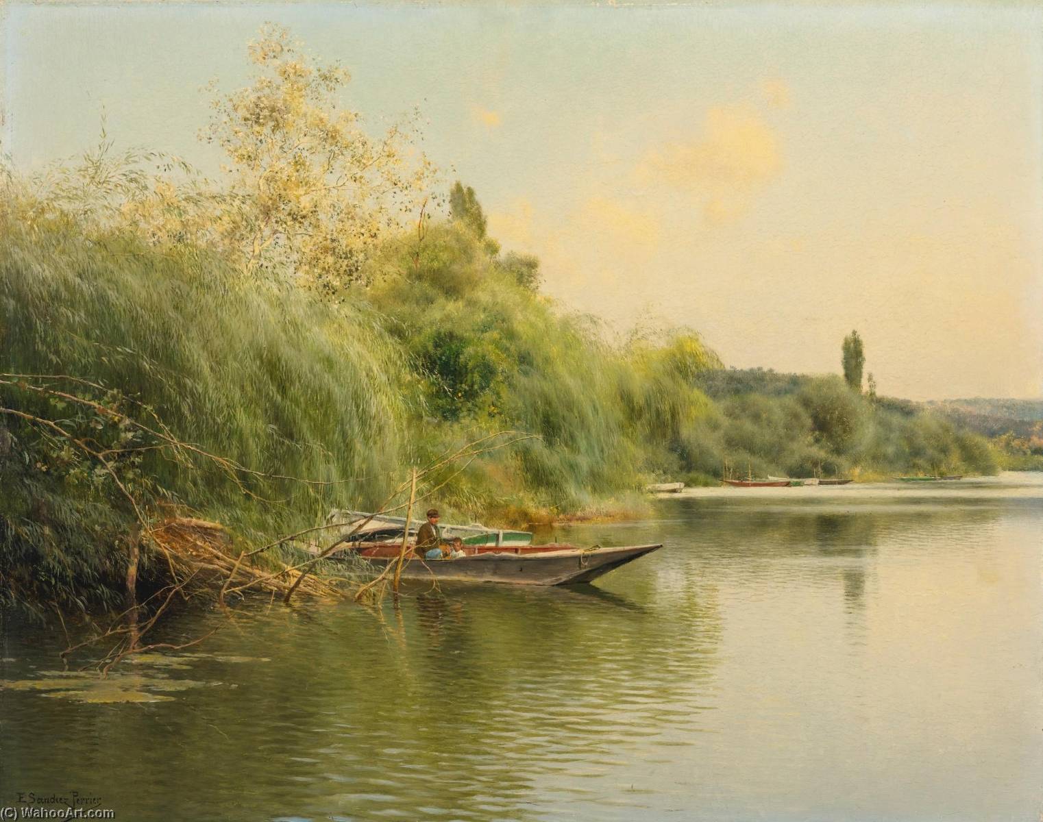 At The Edge Of The River — Emilio Sanchez-perrier