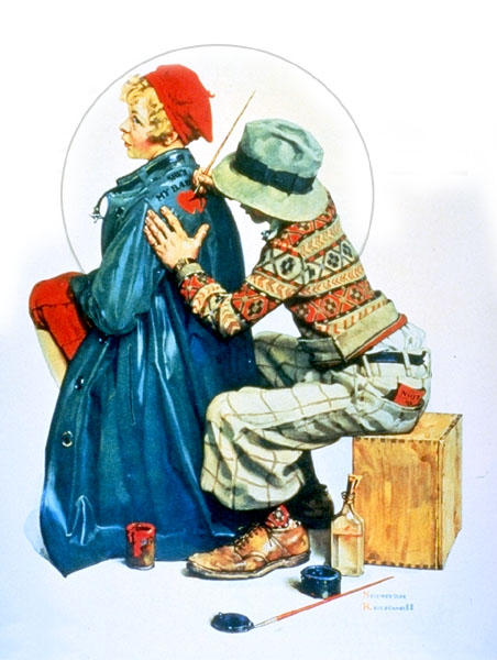 Painting Coat — Norman Rockwell