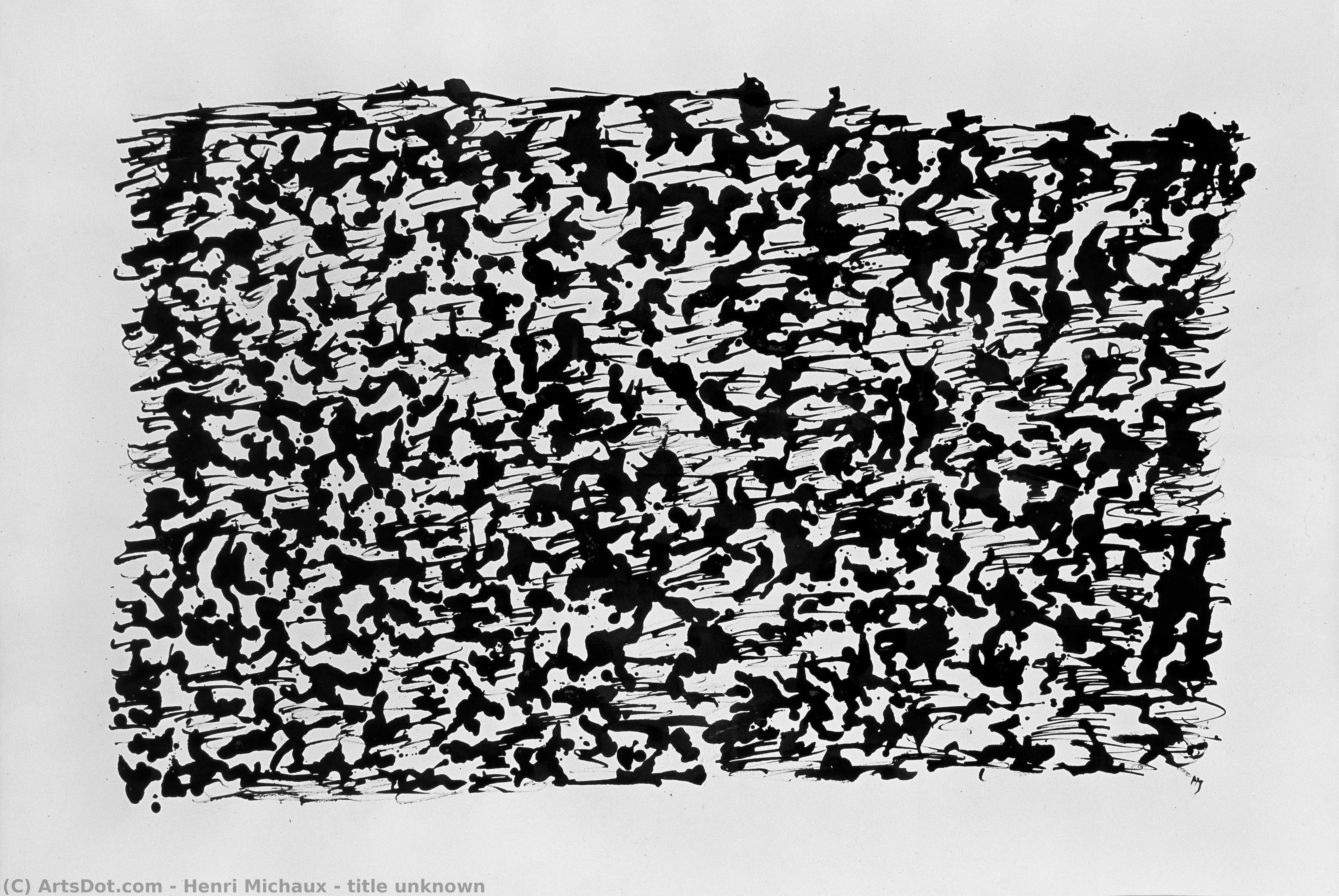 Title Unknown — Henri Michaux