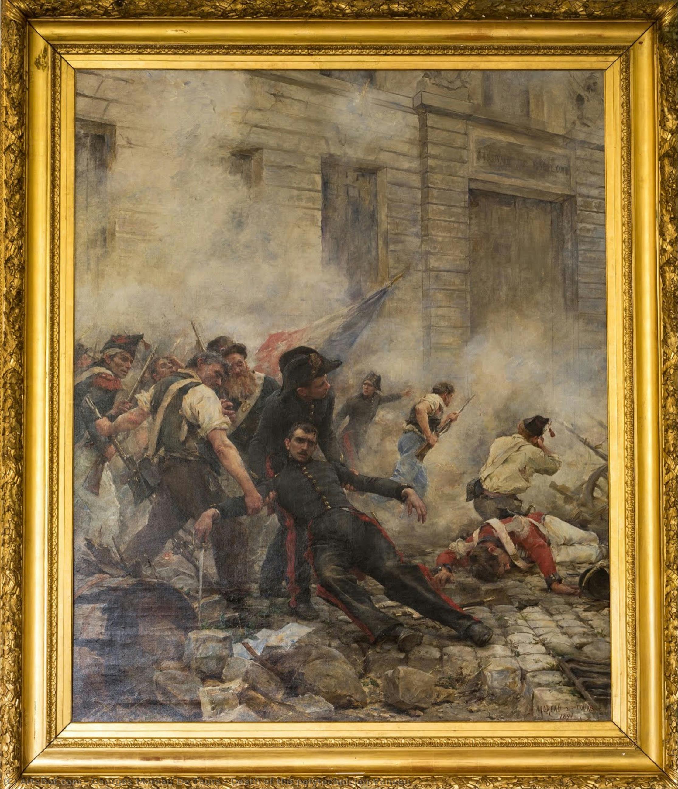 Death Of The Polytechnician Vaneau — Georges Moreau De Tours