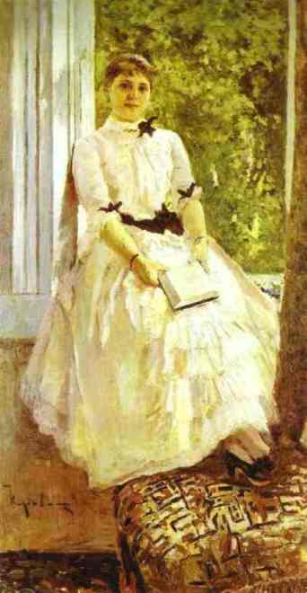 Portrait Of The Actress T. S. Lobatovich — Konstantin Alexejewitsch Korowin