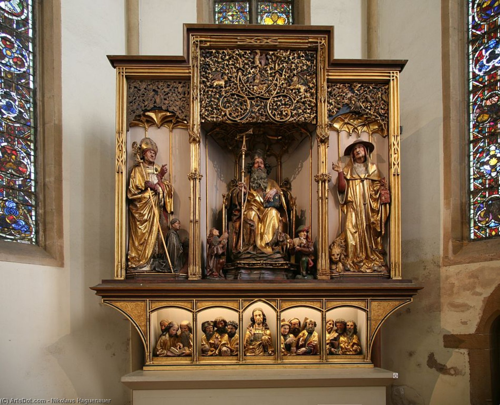 Niklaus Von Hagenau, Dritte Schauseite Des Isenheimer Altars Edit — Nikolaus Haguenauer