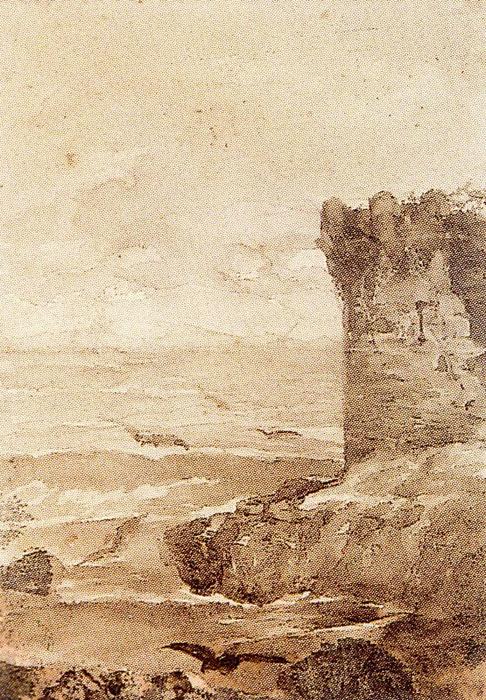 Crenellated Tower On The Sea — Ovidio Murguía De Castro