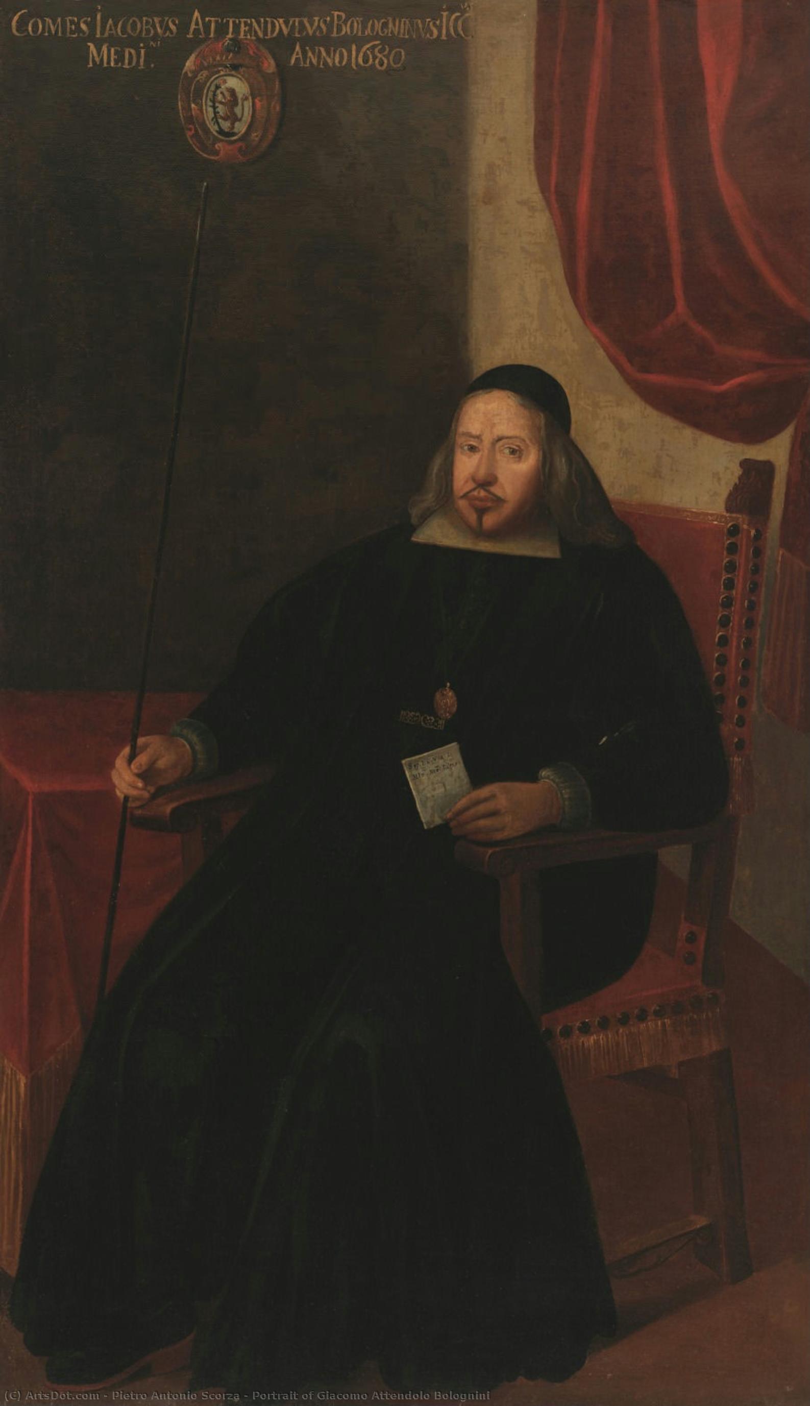 Portrait Of Giacomo Attendolo Bolognini — Pietro Antonio Scorza