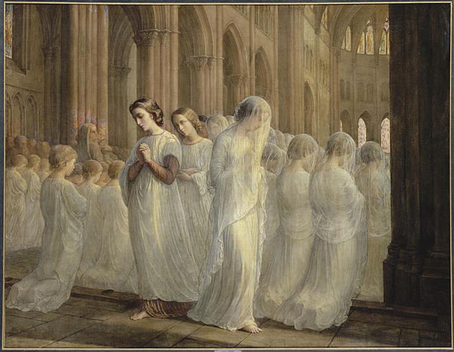 Premiere Communion — Anne François Louis Janmot