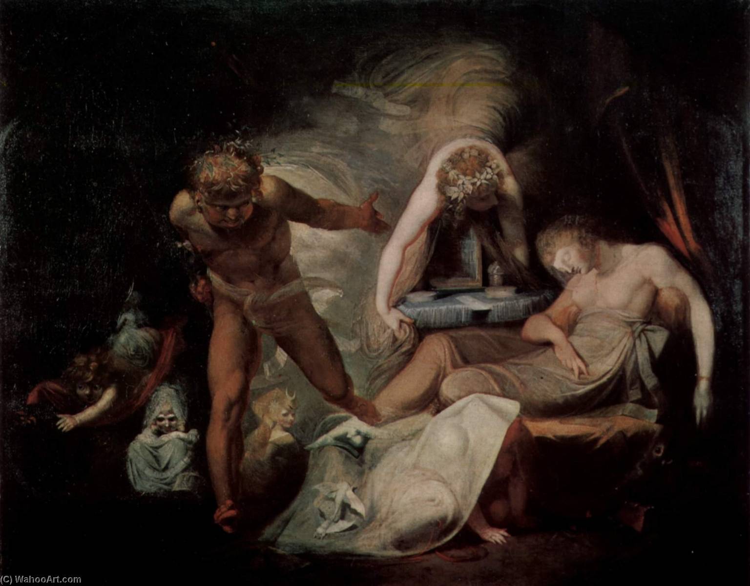 Deutsch Belindas Traum English Dream Of Belinda Русский Сон Белинды — Johann Heinrich Füssli