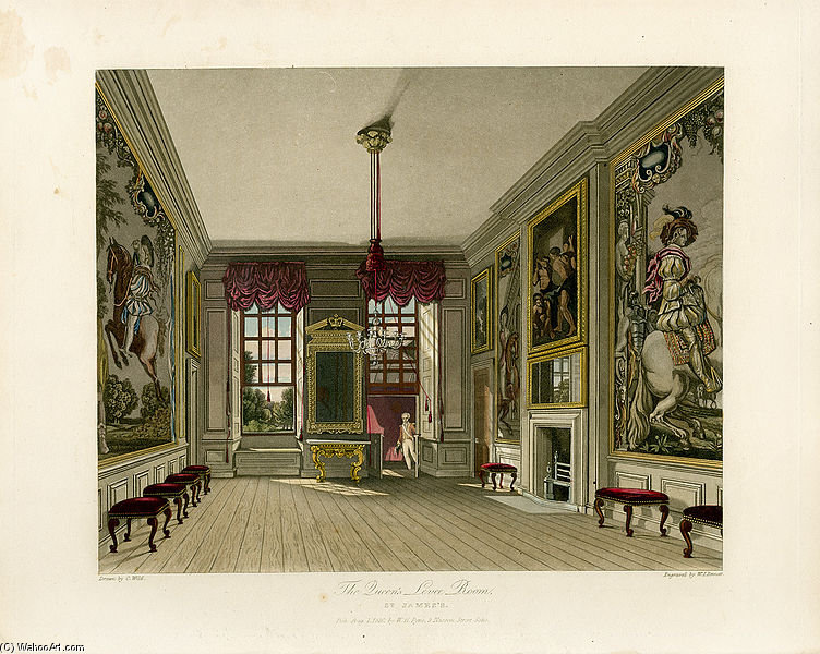 Queen's Levee Room, St James's Palace — Charles Wild