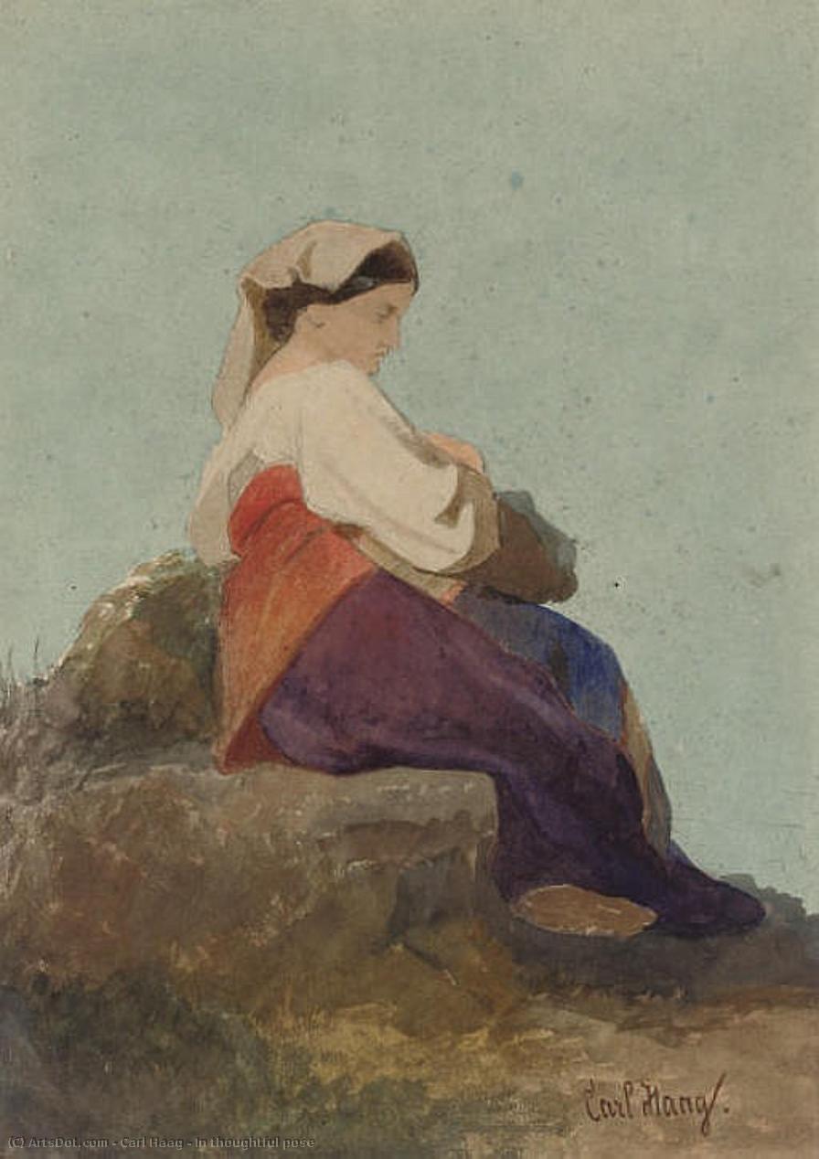 In Thoughtful Pose — カール・ハーグ