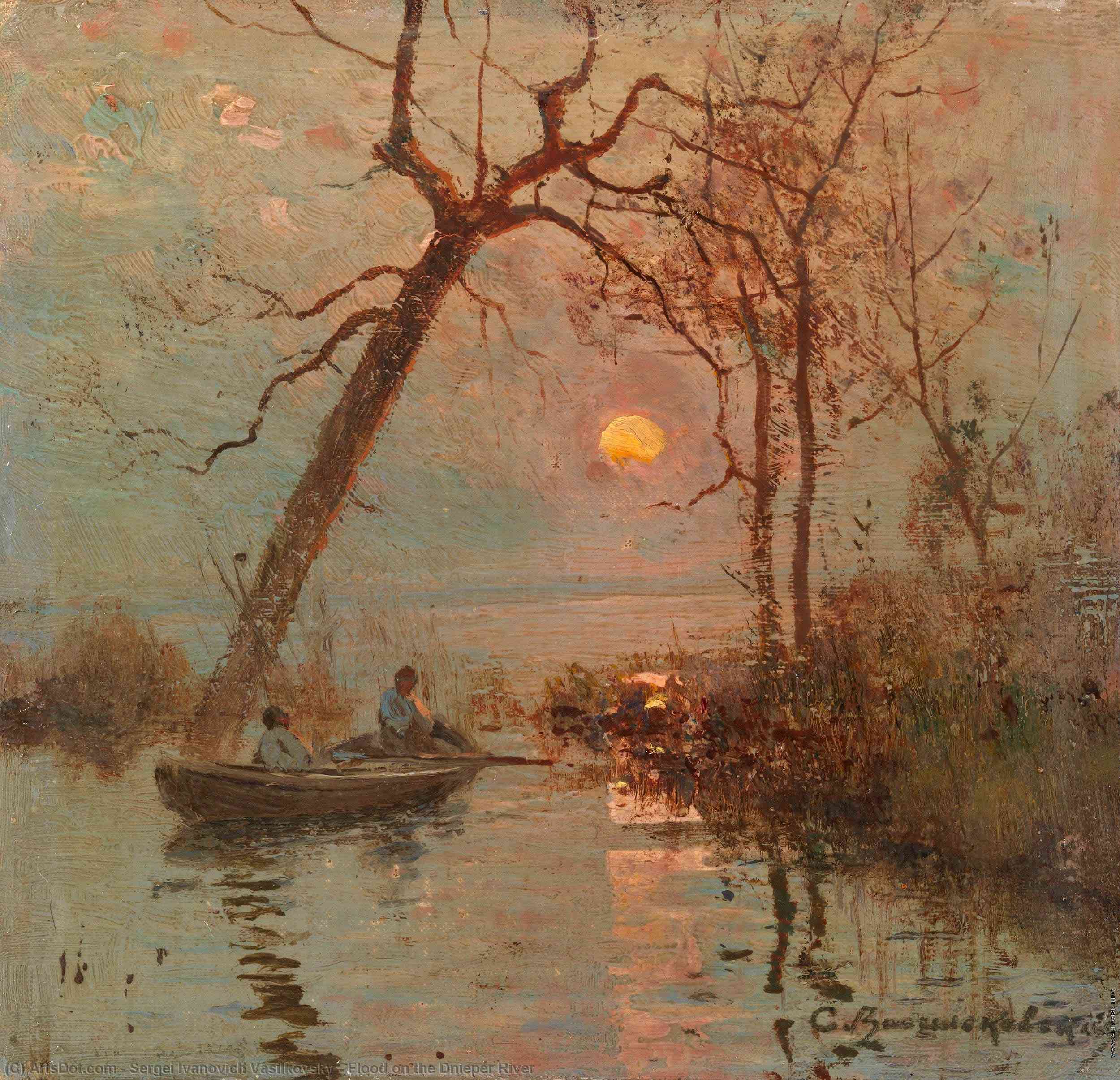 Flood On The Dnieper River — Сергей Иванович Васильковский