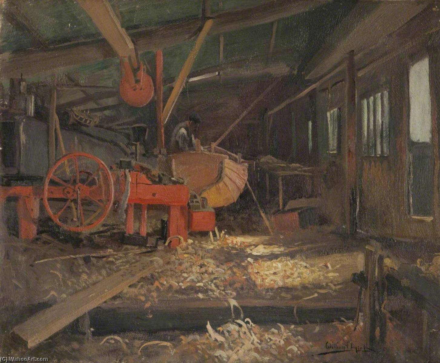 The Boat Builder's Workshop — William Hoggatt
